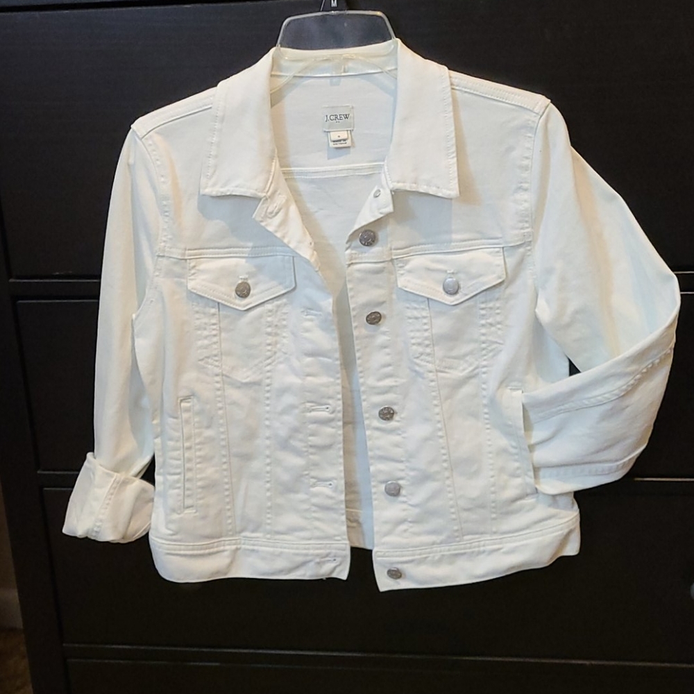 White denim jacket